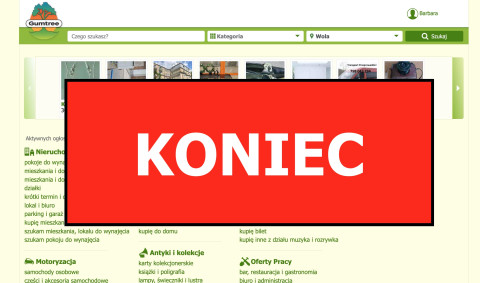 Gumtree.pl - 7 kwietnia strona zostanie zamknięta