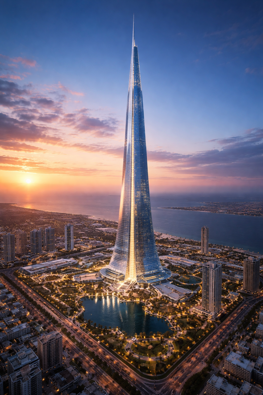 Jeddah Tower - Rekordowy wieżowiec ponad 1 km wysokości