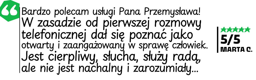 Opinia Marta Google