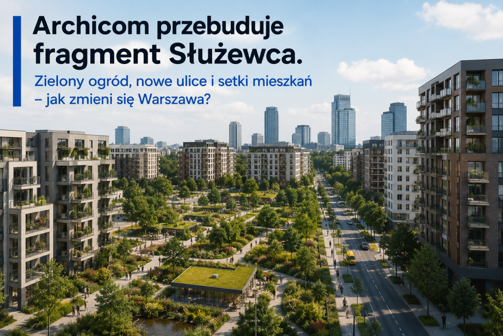 Archicom przebuduje fragment Służewca