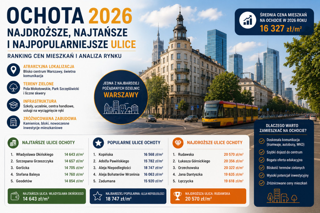 Ceny mieszkań Ochota 2026