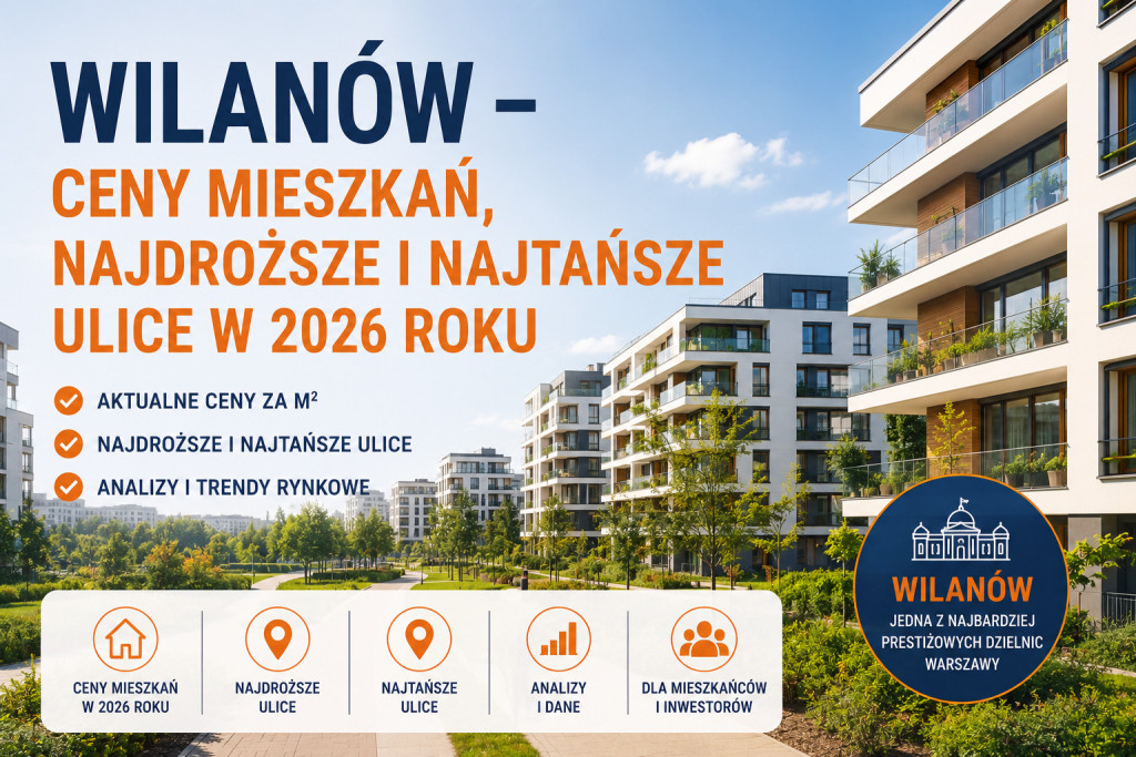 Ceny mieszkań Wilanów 2026