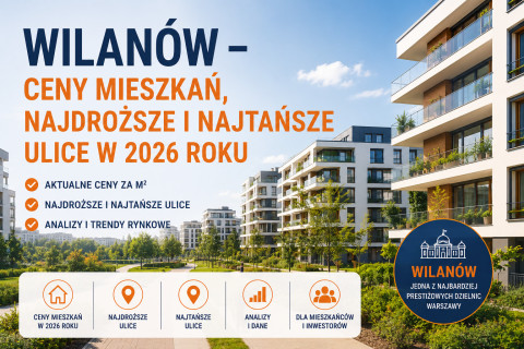 Ceny mieszkań Wilanów 2026