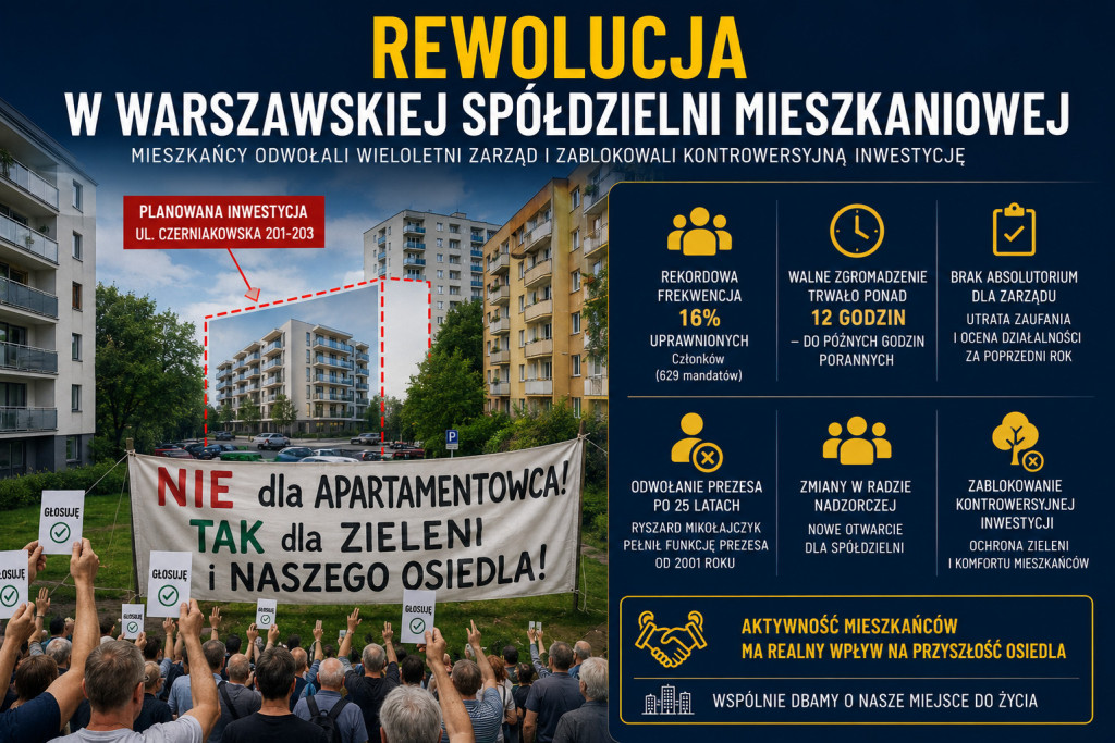Rewolucja w warszawskiej spółdzielni