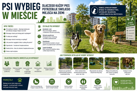 Psi wybieg w mieście