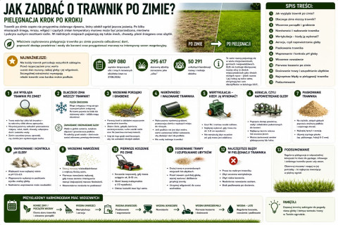 Jak zadbać o trawnik po zimie?