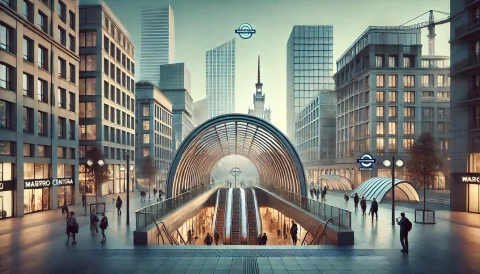 Znikną charakterystyczne wiaty przy metrze Centrum
