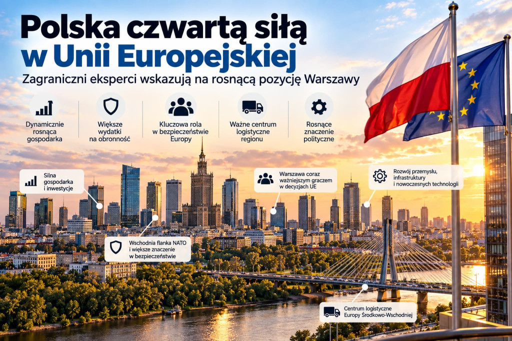 Polska czwartą siłą w UE