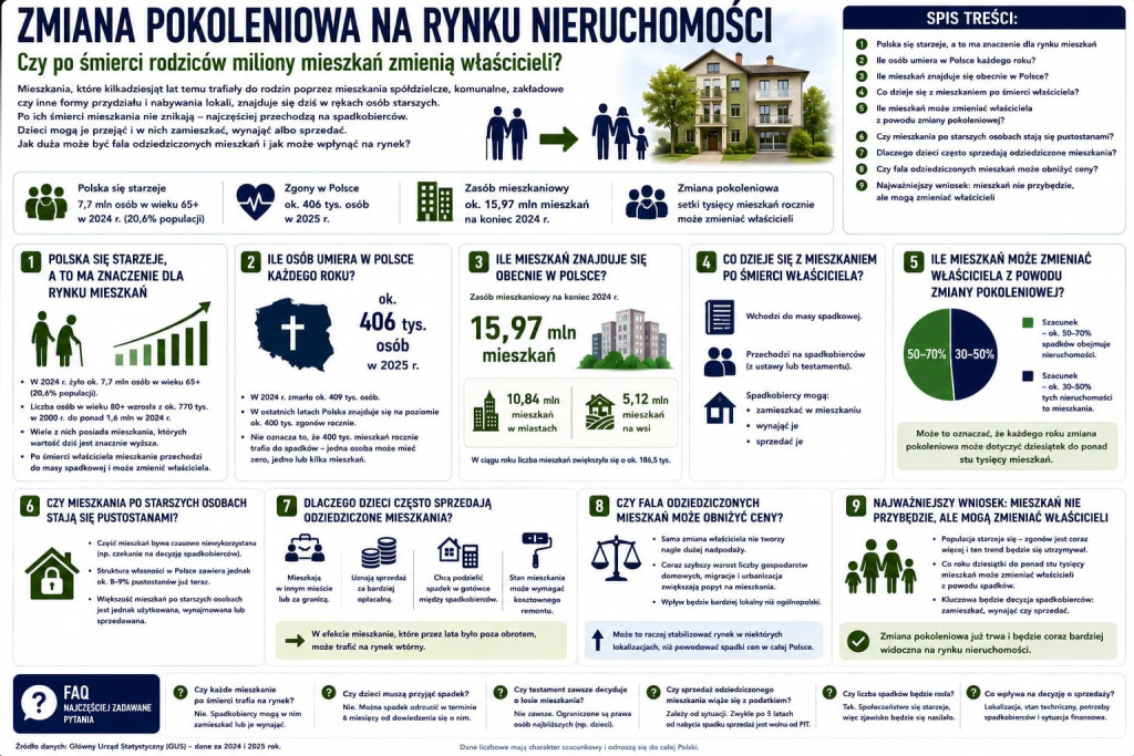 Zmiana pokoleniowa na rynku nieruchomości