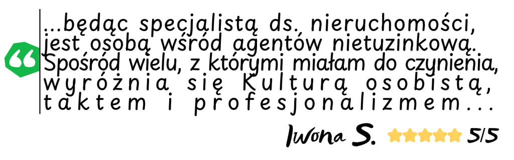 Opinia Google - Iwona